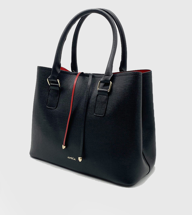 Amalia Metal Accent Tote Bag