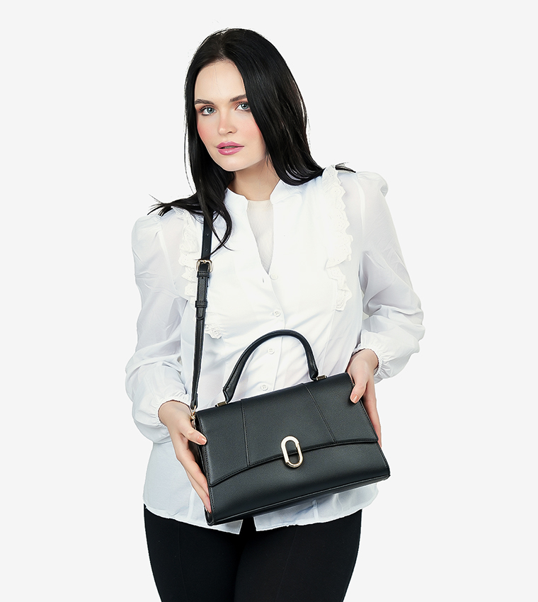 Maria Hourglass Top Handle Bag