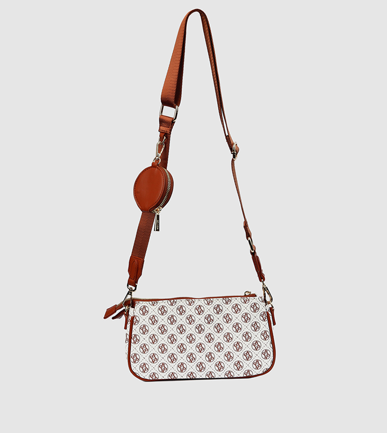 Signature Monogramed Crossbody Bag
