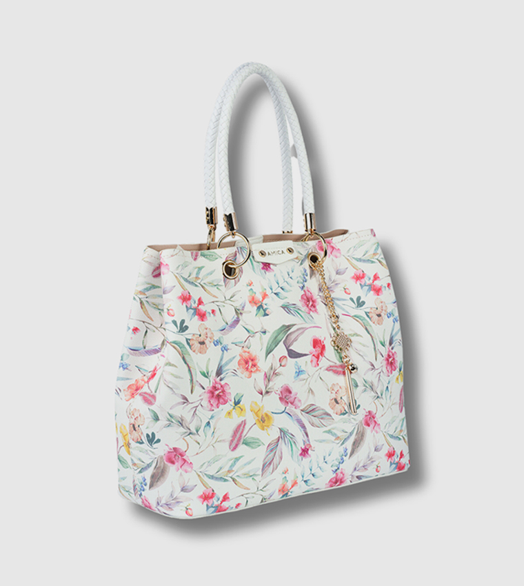 AMOURA Printed Tote Bag