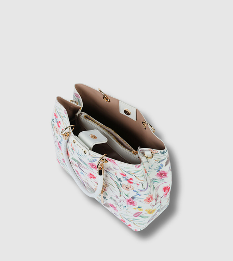 AMOURA Printed Tote Bag