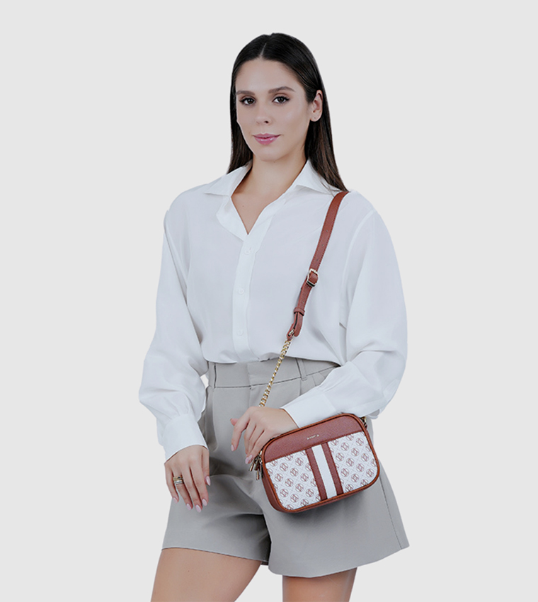 LOIS Monogram Crossbody Bag