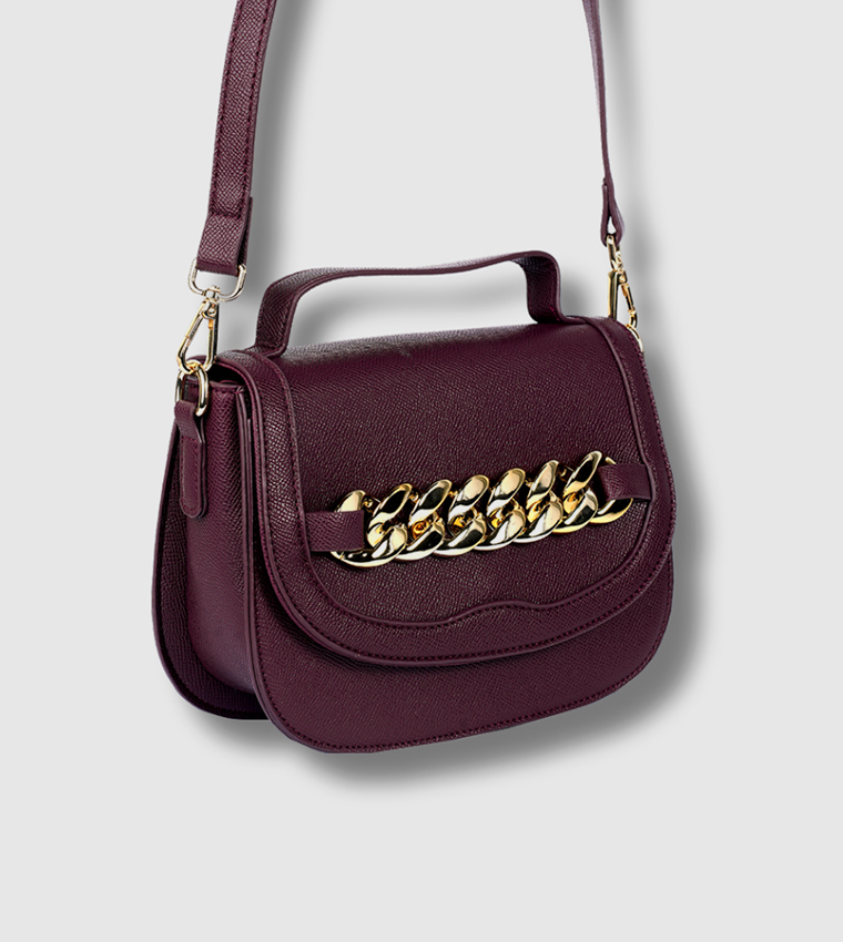 CAREN Textured Crossbody Bag