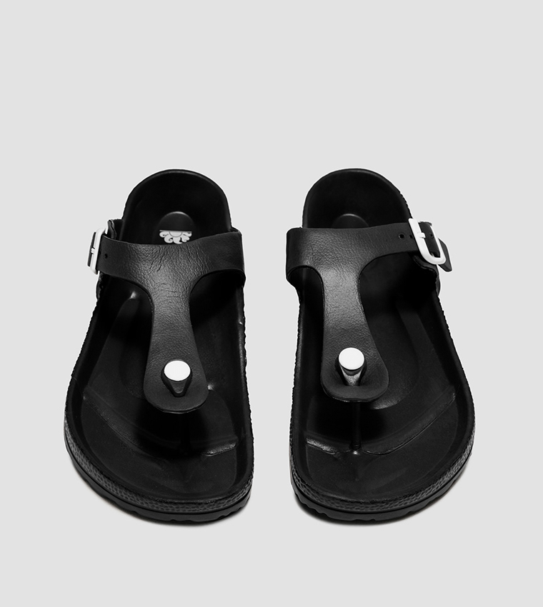 Sultans T-strap Slip-On Sandals