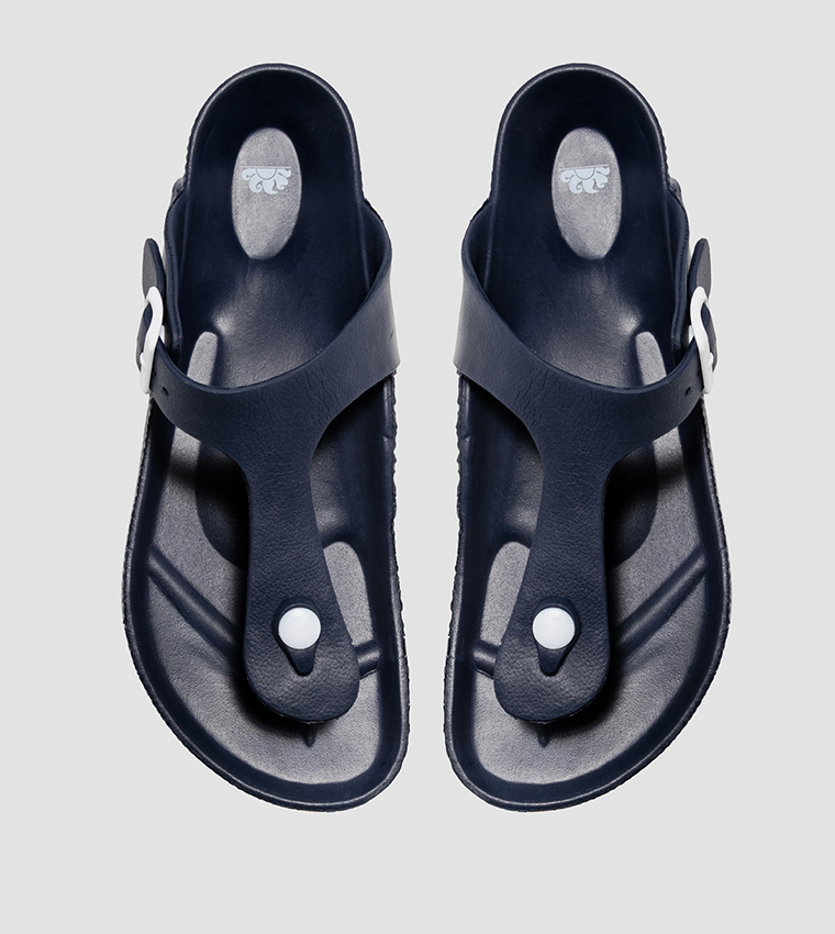 Sultans T-strap Slip-On Sandals