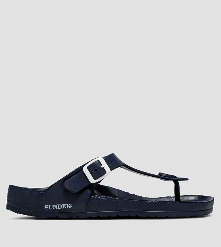 Sultans T-strap Slip-On Sandals