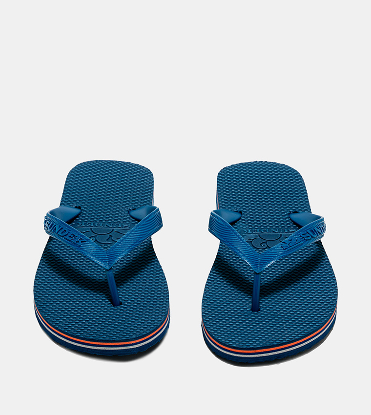 Barracuda - Thong Flip Flops with Rainbow Profiles