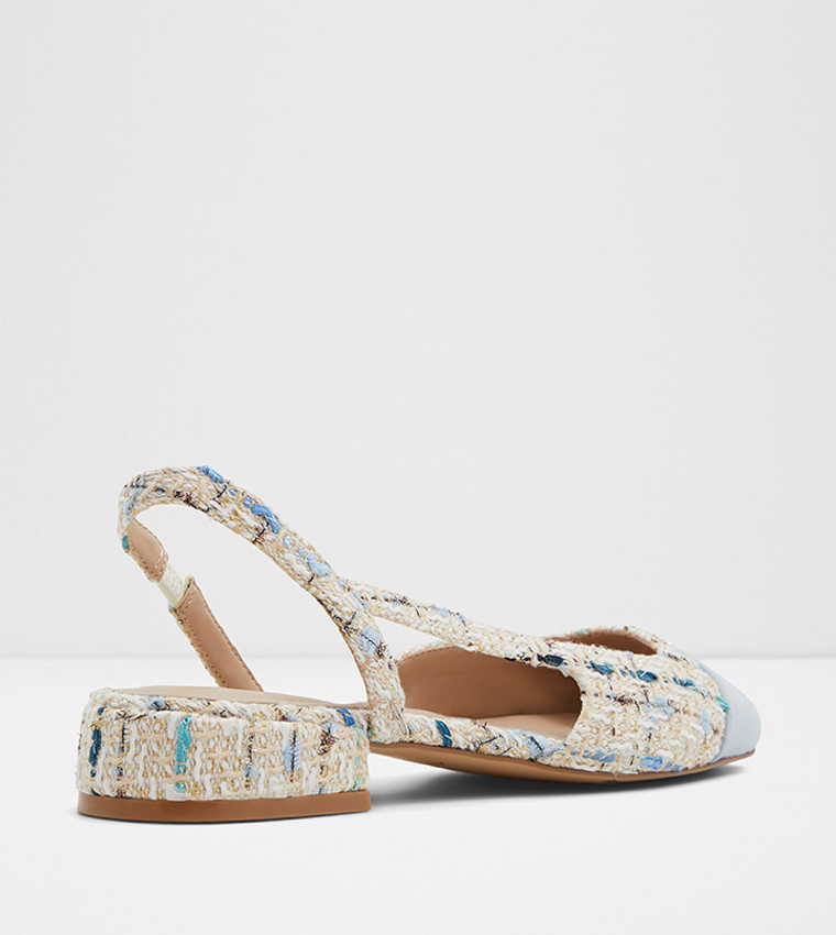 AMANDINE Square Toe Sling Back Sandals