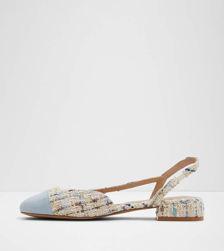 AMANDINE Square Toe Sling Back Sandals