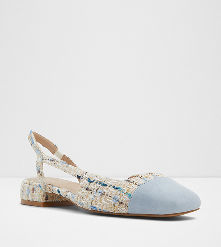 AMANDINE Square Toe Sling Back Sandals