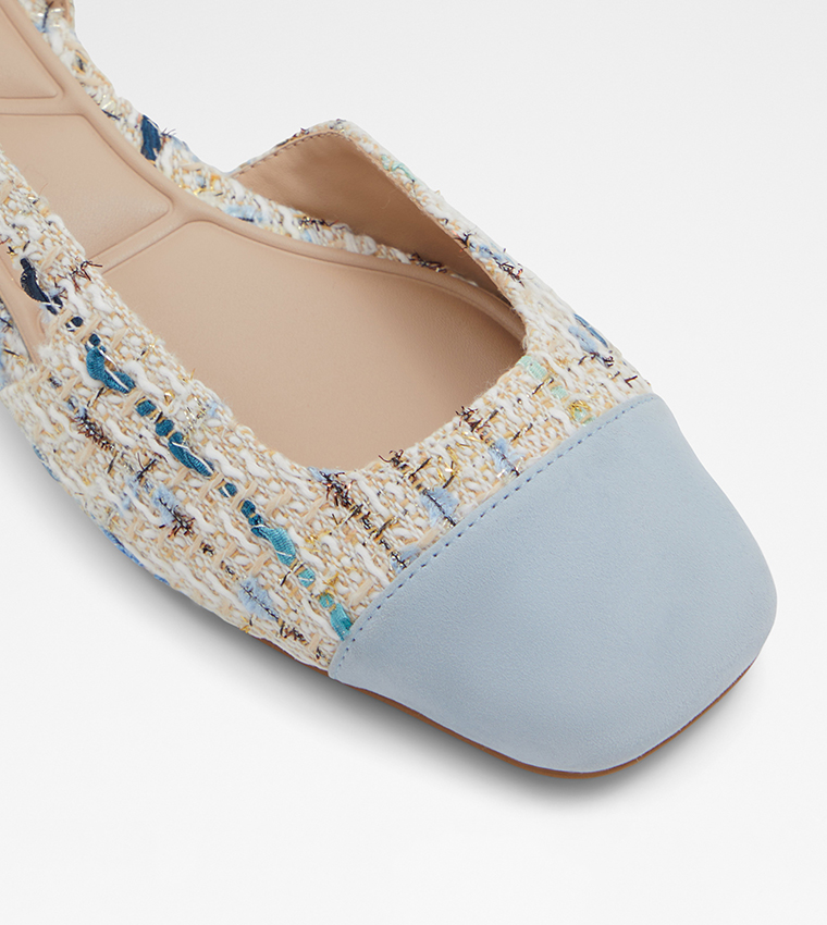 AMANDINE Square Toe Sling Back Sandals