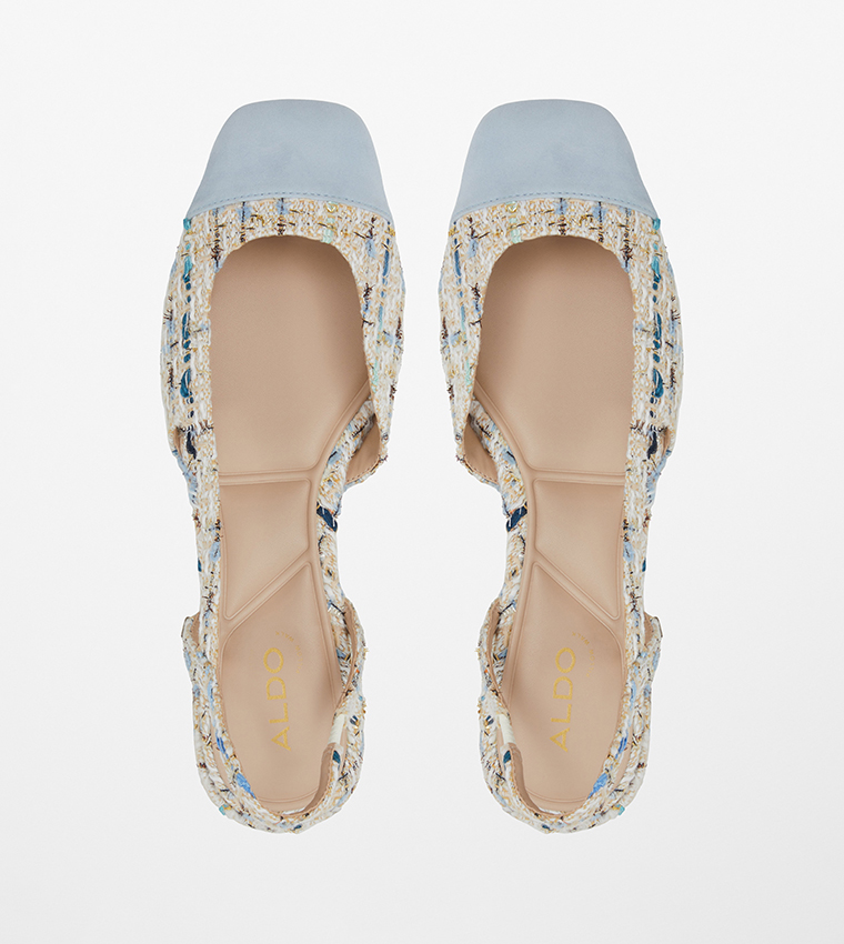 AMANDINE Square Toe Sling Back Sandals