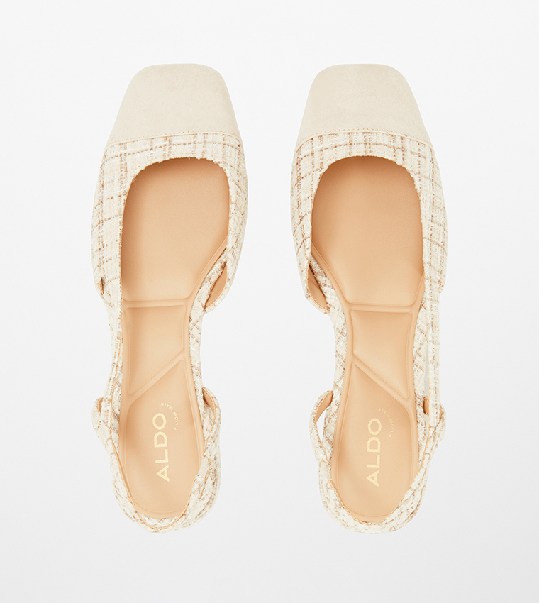 AMANDINE Square Toe Sling Back Sandals