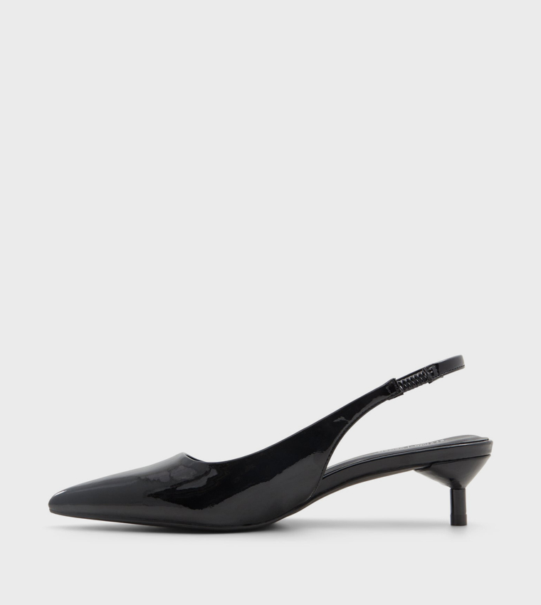 AMANII Pointed Toe Slingback Pumps