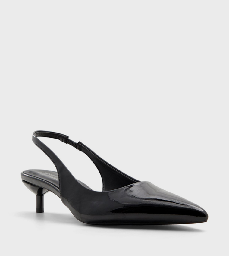 AMANII Pointed Toe Slingback Pumps