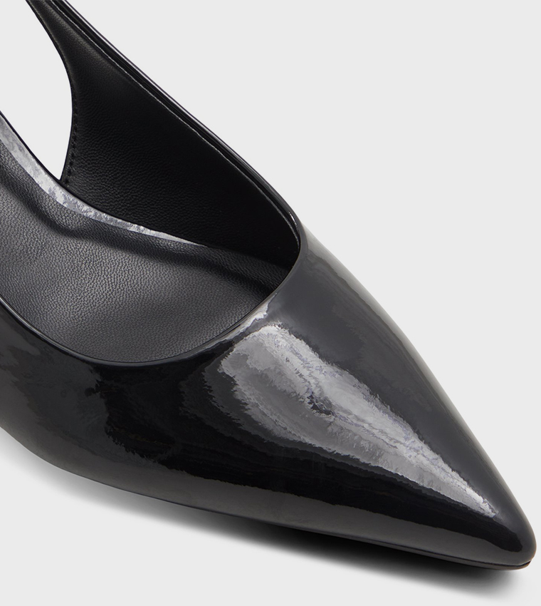 AMANII Pointed Toe Slingback Pumps