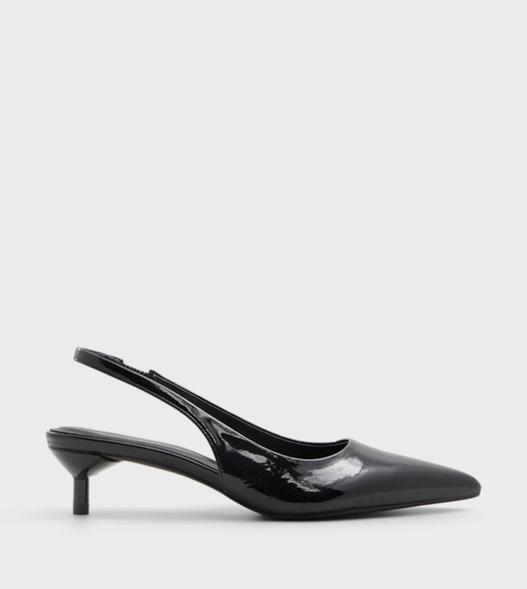 AMANII Pointed Toe Slingback Pumps