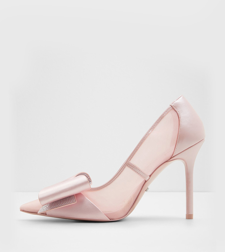 AMAZAFYING Embellished Bow Pumps