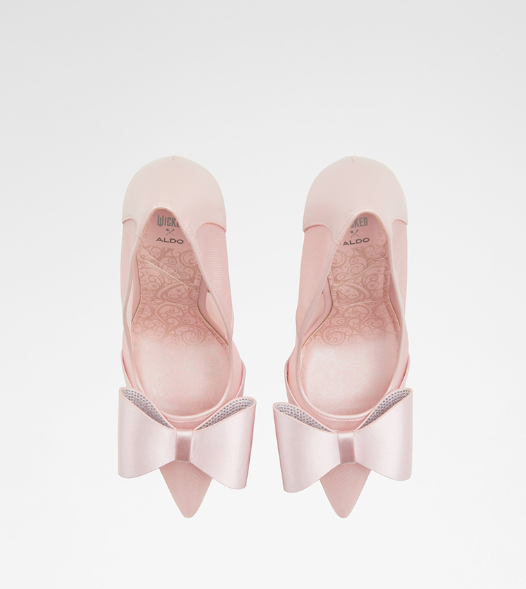 AMAZAFYING Embellished Bow Pumps