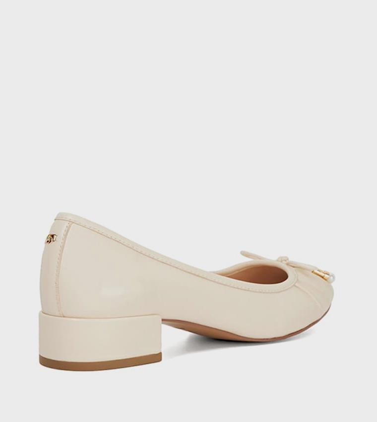 AMAZING Bow Detail Block Heel Pumps