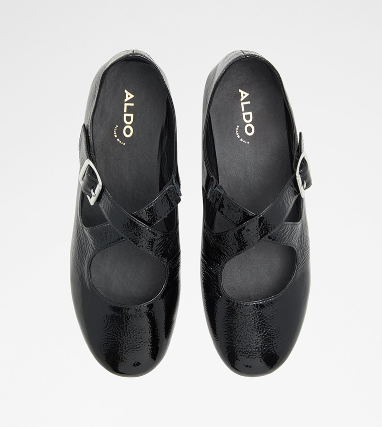 Buy Aldo AMBERIA Leather Mary Jane Shoes In Black 6thStreet UAE