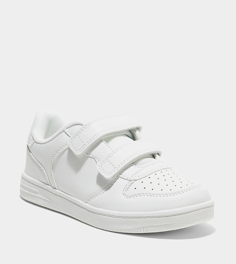 Velcro Strap Low Top Sneakers