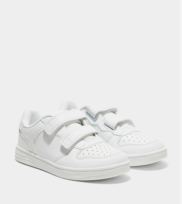 Velcro Strap Low Top Sneakers