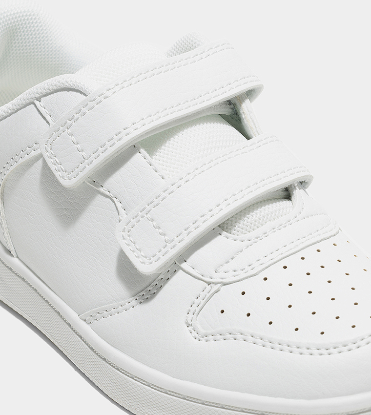 Velcro Strap Low Top Sneakers
