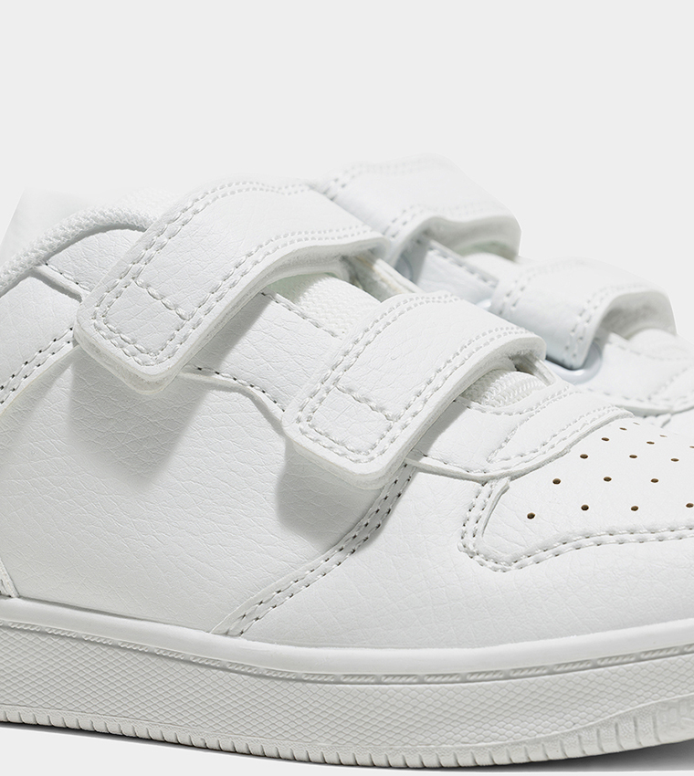 Velcro Strap Low Top Sneakers