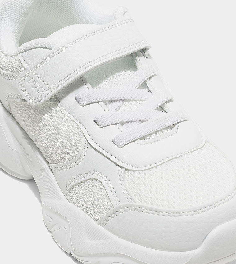 Velcro Strap Low Top Sneakers