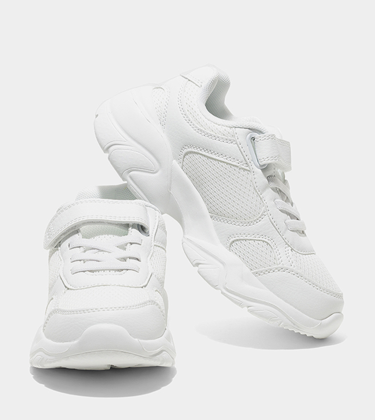 Velcro Strap Low Top Sneakers