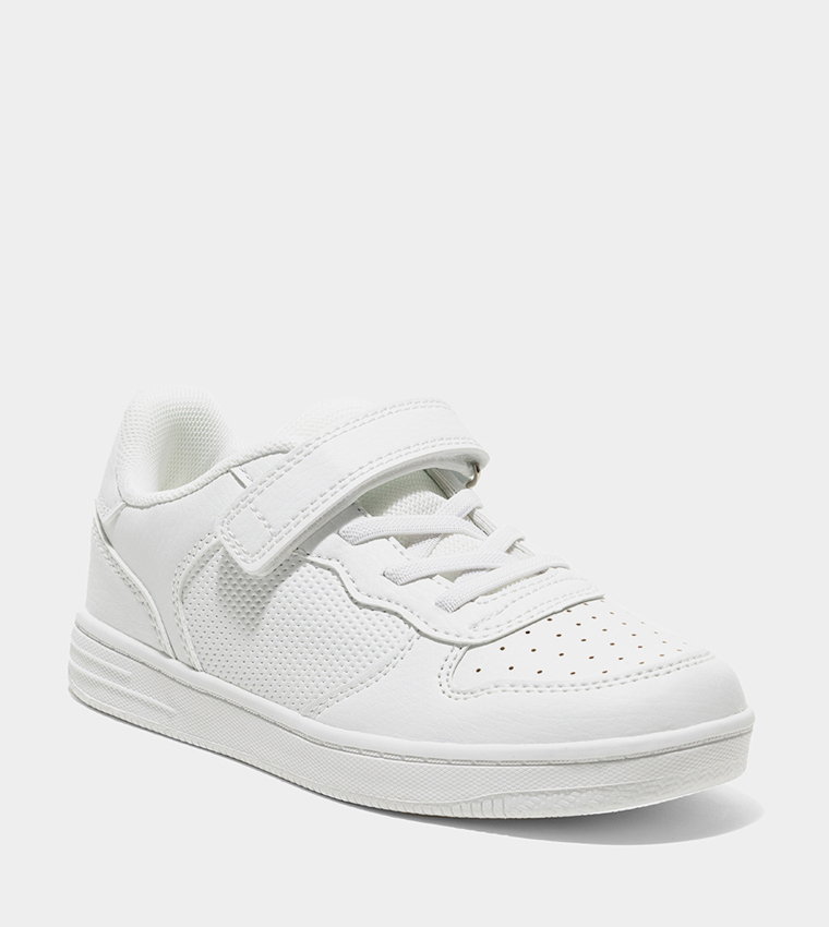 Velcro Strap Low Top Sneakers