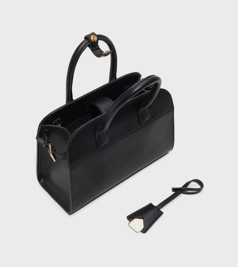 AMEILAA Textured Satchel Bag