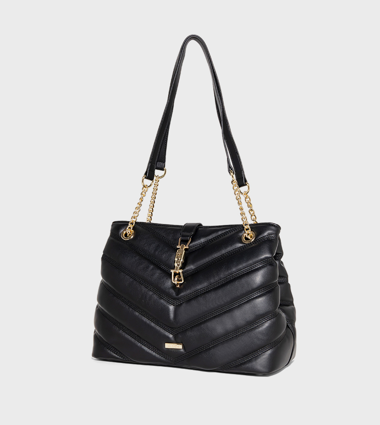 AMÉLIE Quilted Shoulder Bag