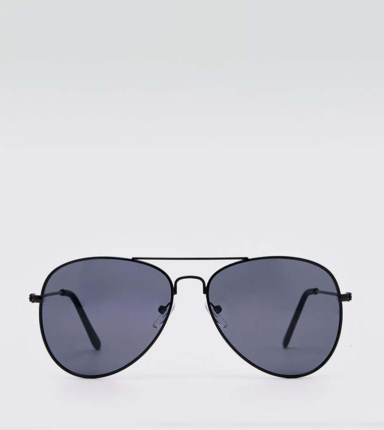 Metal Aviator Sunglasses
