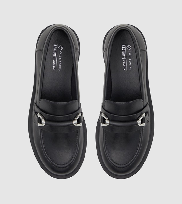 AMOURE Slip-On Platform Loafers