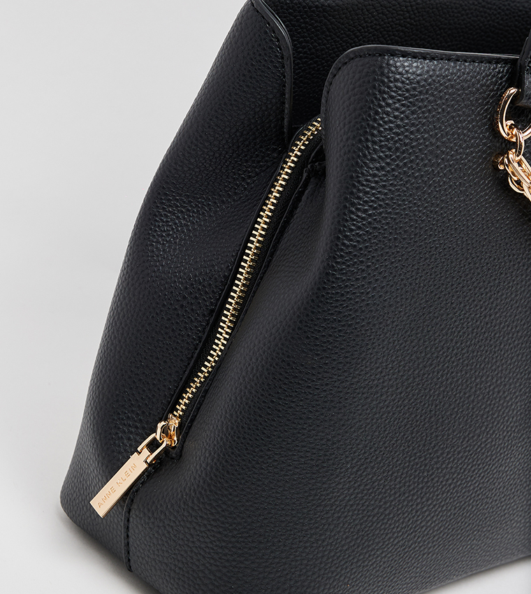 Scarf Detail Shoulder Bag