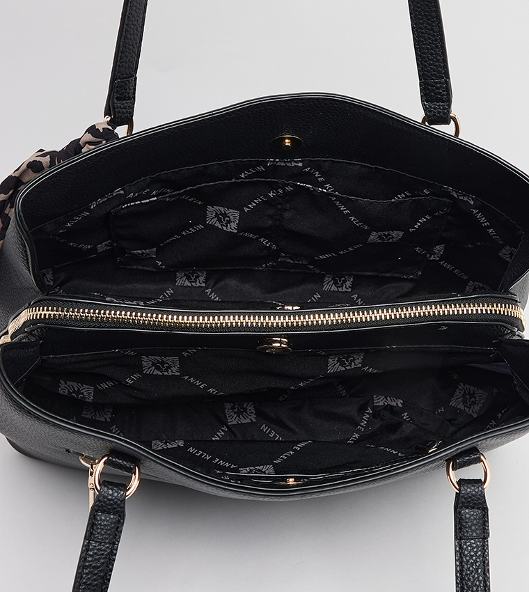 Scarf Detail Shoulder Bag