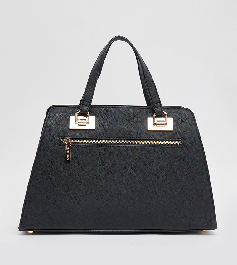 SANDY Textured Satchel Bag with Coin Pouch