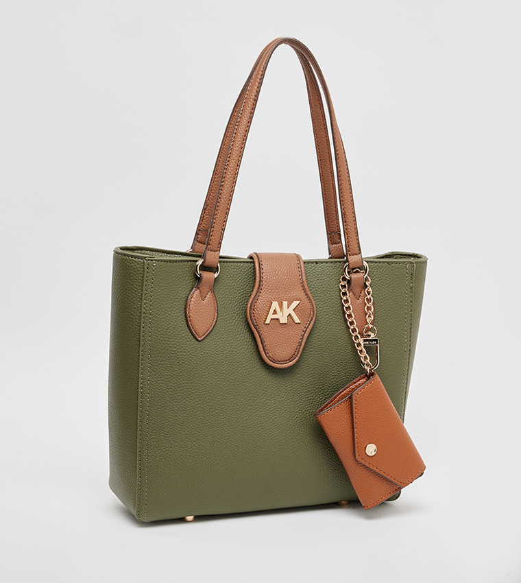 Textured Tote Bag Set