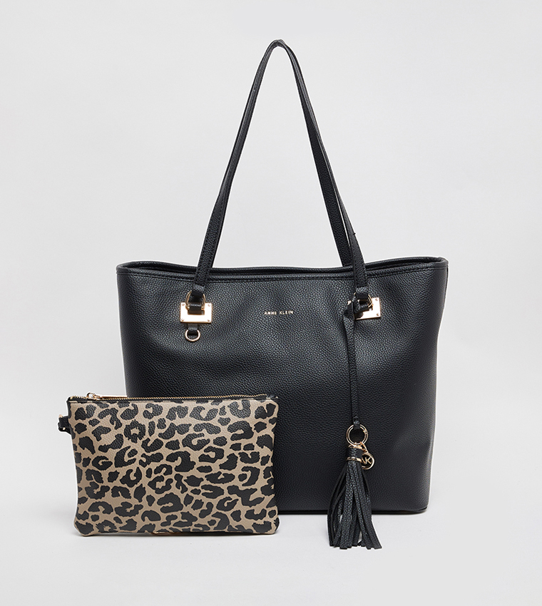 Textured Tote Bag Set