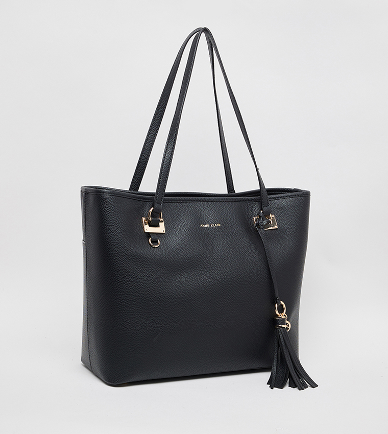 Textured Tote Bag Set