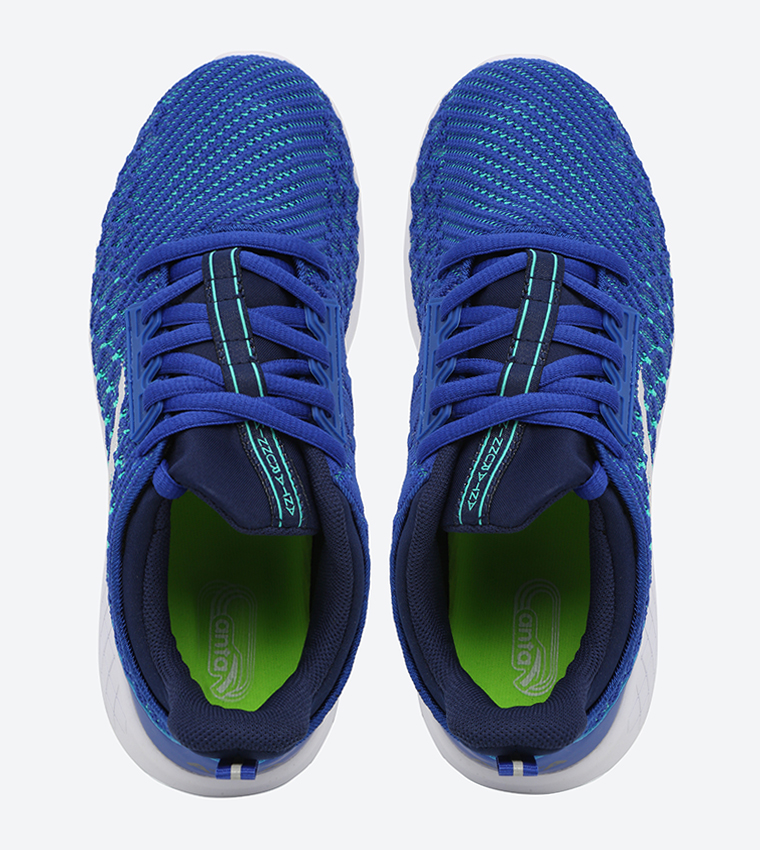 حذاء لكرة السلة بلون أزرق للأولاد