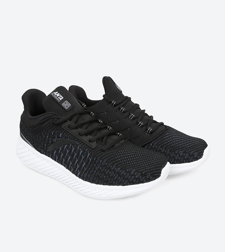 Men's Running Shoes - Black - AN81735521-6
