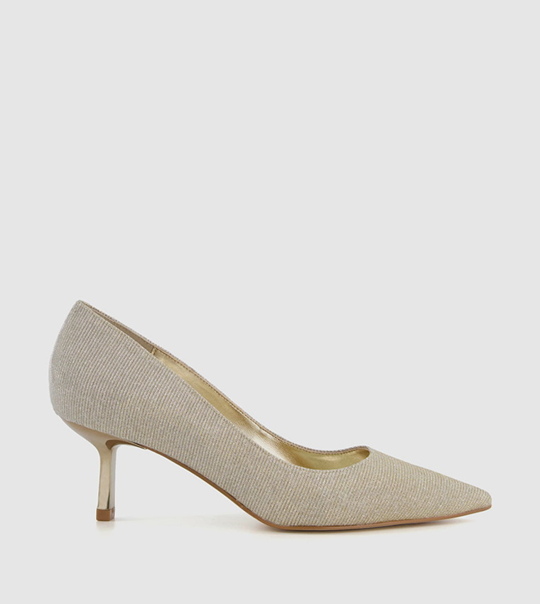 Buy Dune London ANASTASIA Pointed Toe Pumps In Gold | 6thStreet Bahrain