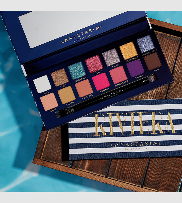 Eyeshadow Palette Riviera, 0.75gx14