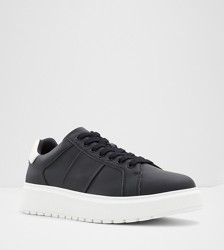 Buy Aldo ANDER Round Toe Lace Up Sneakers In Black 6thStreet Bahrain
