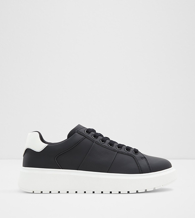 Buy Aldo ANDER Round Toe Lace Up Sneakers In Black 6thStreet Bahrain
