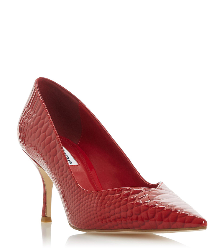 Dune red court shoes hotsell