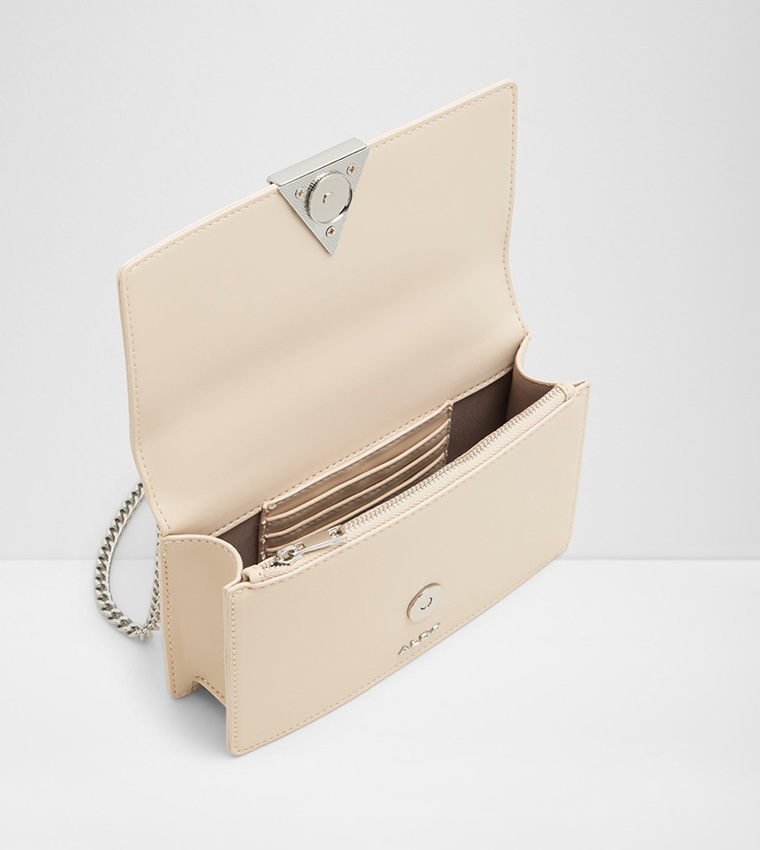 ANDREANA Logo Detail Flap Crossbody Bag